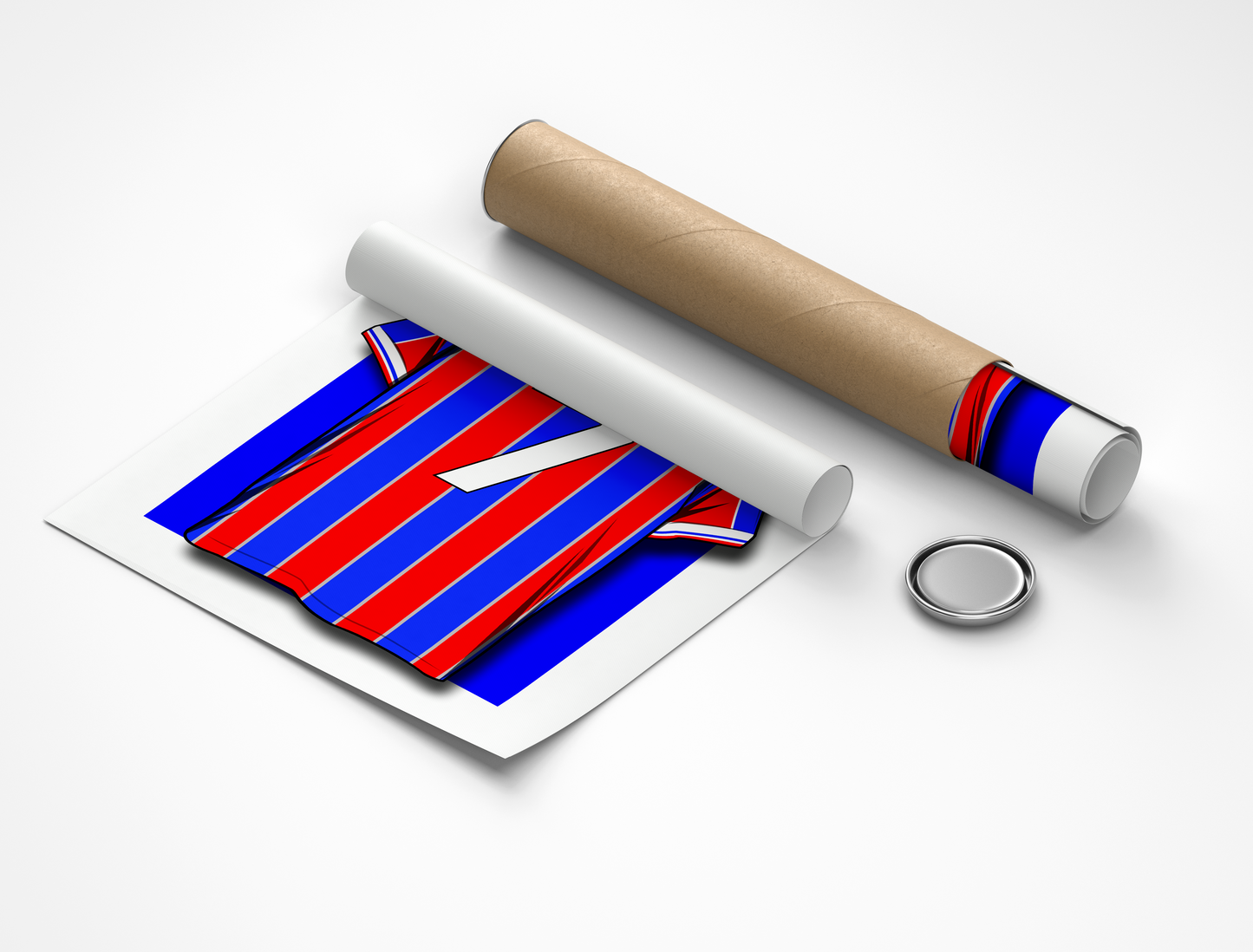 Personalised Crystal Palace Home Shirt Print. Any Name & Number