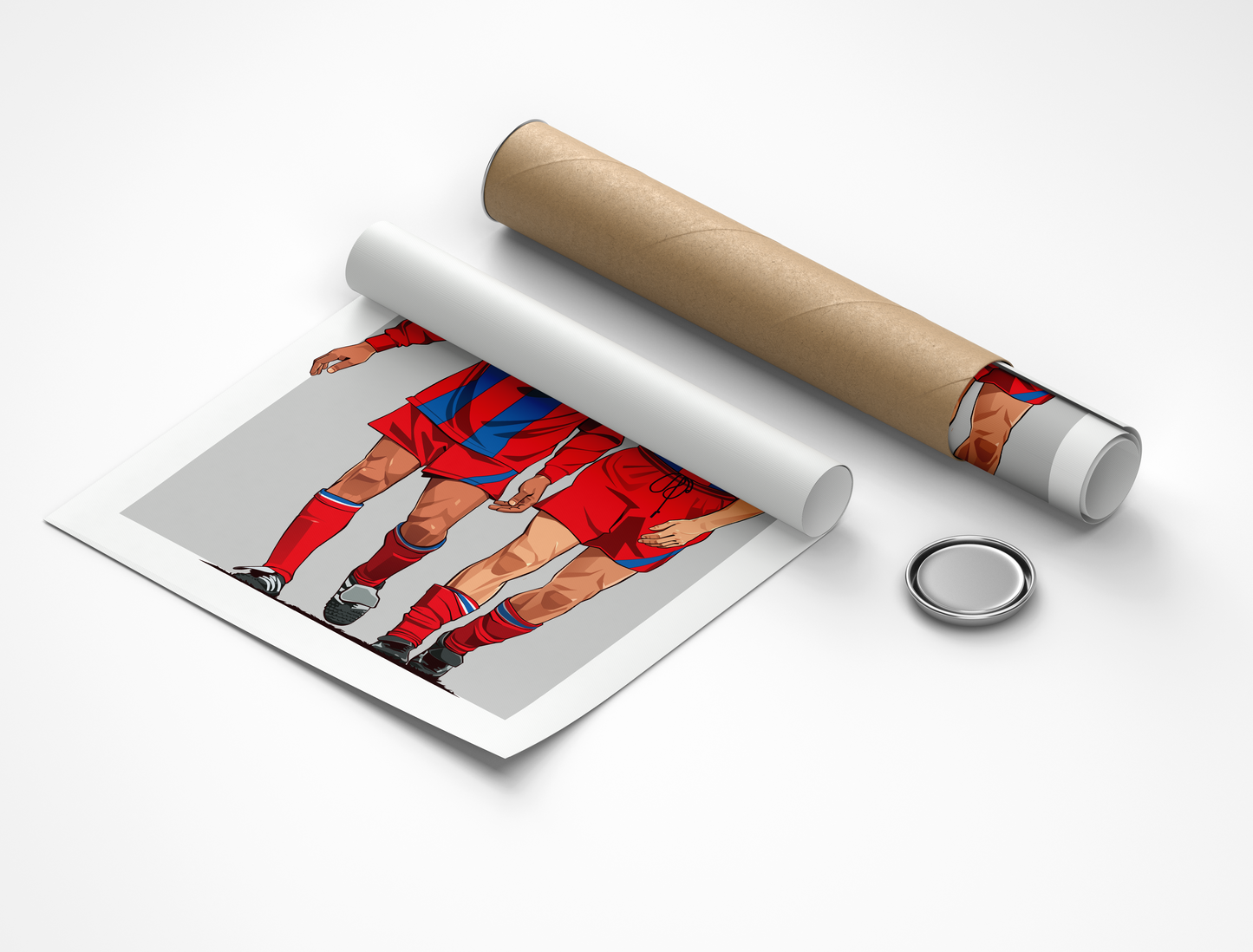 Chris Armstrong/Gareth Southgate Print