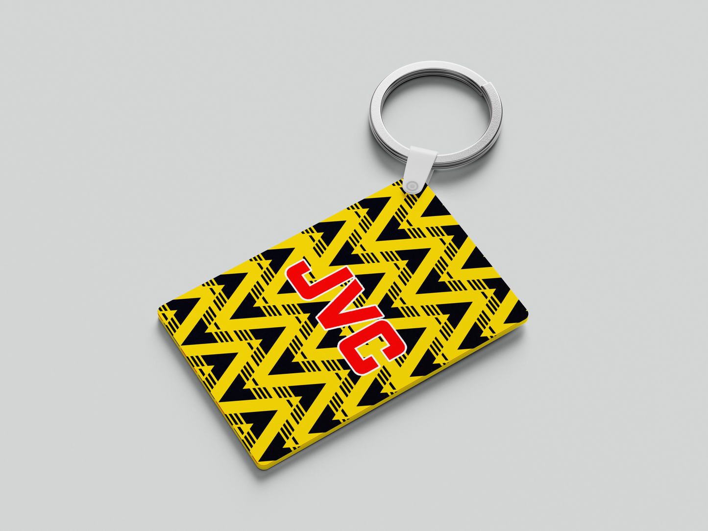 Personalised Retro Arsenal Keyring