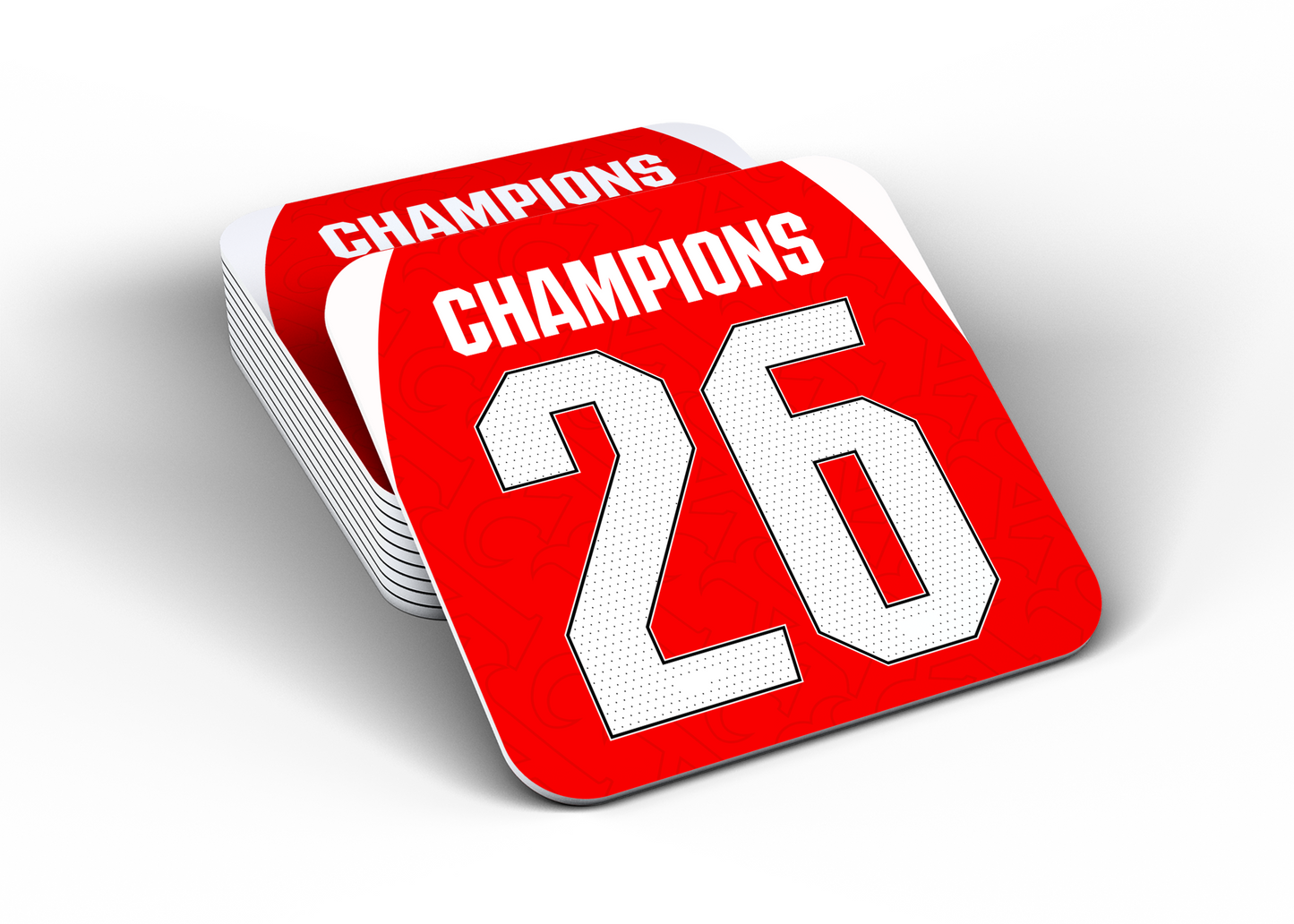 Arsenal 'Champions 26' Coasters