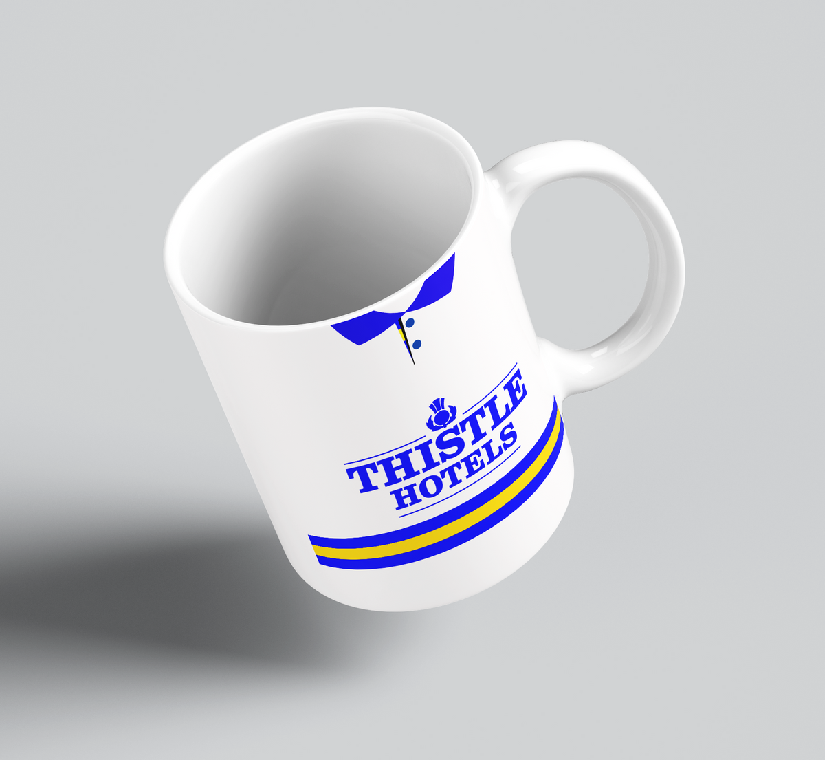 Personalised Retro Leeds United Mug - Any Name and Number
