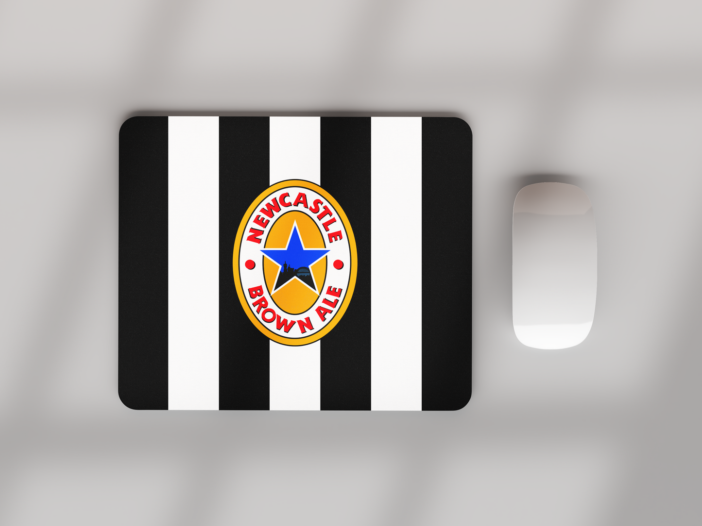 Retro Newcastle United Shirt Mouse Mat