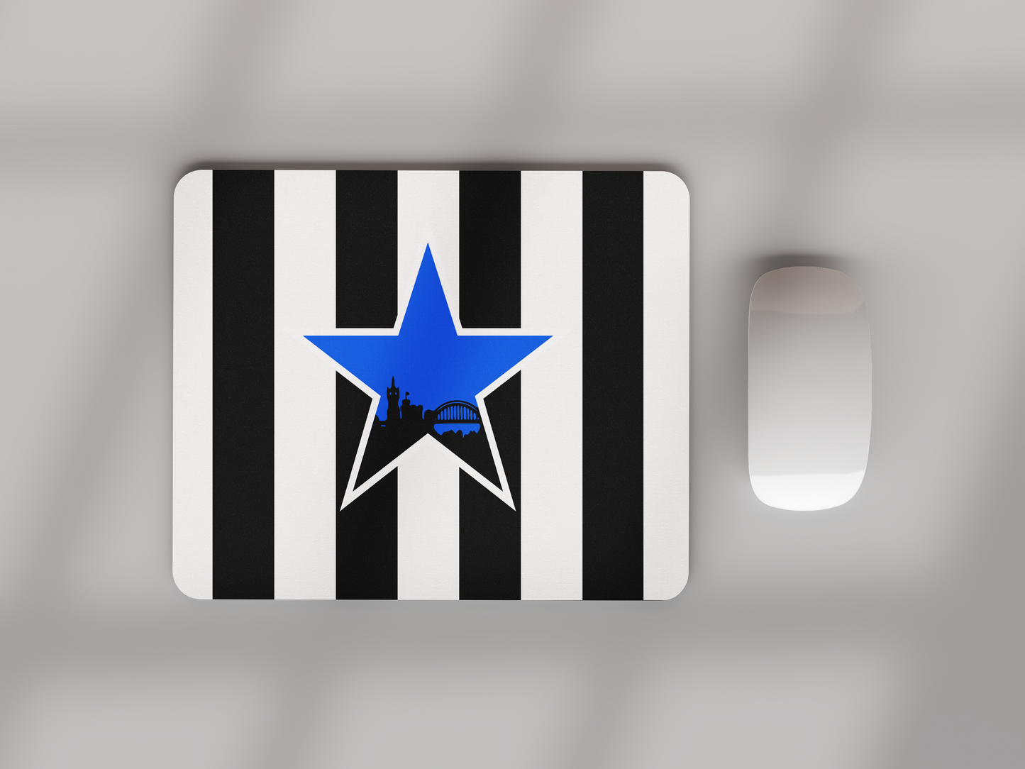 Retro Newcastle United Shirt Mouse Mat