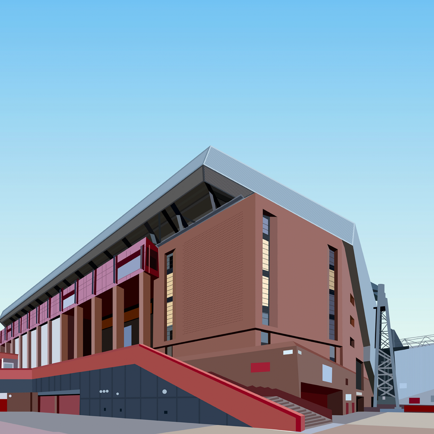 Liverpool Anfield Stadium Print