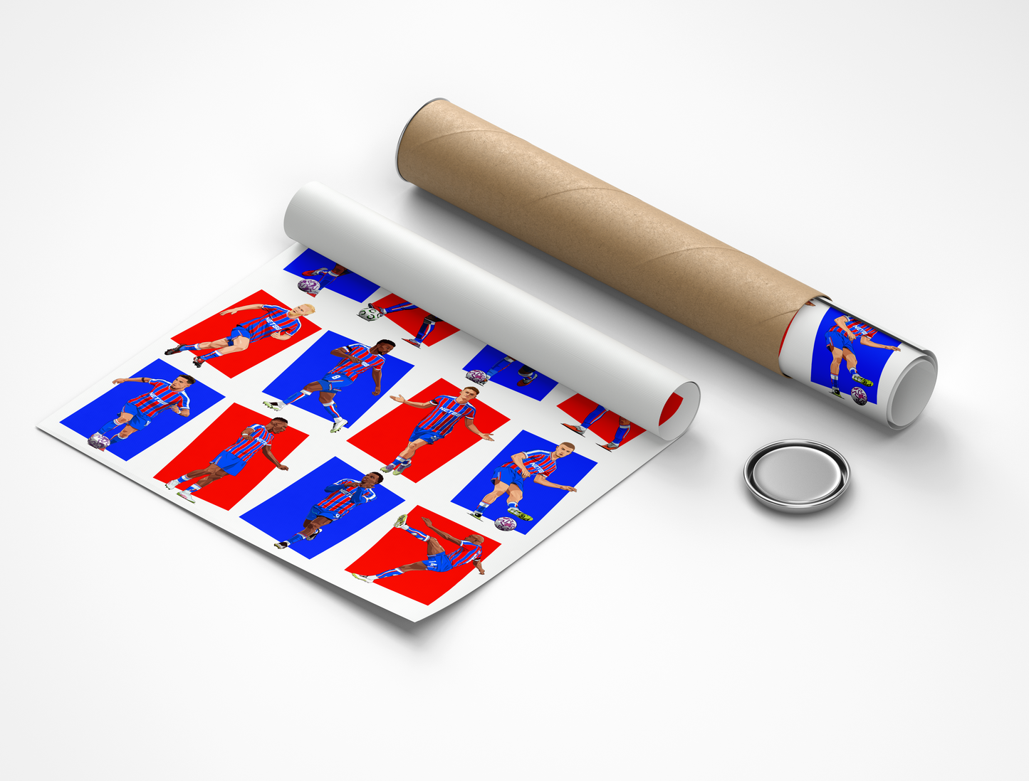 Crystal Palace 25/26 Squad Print