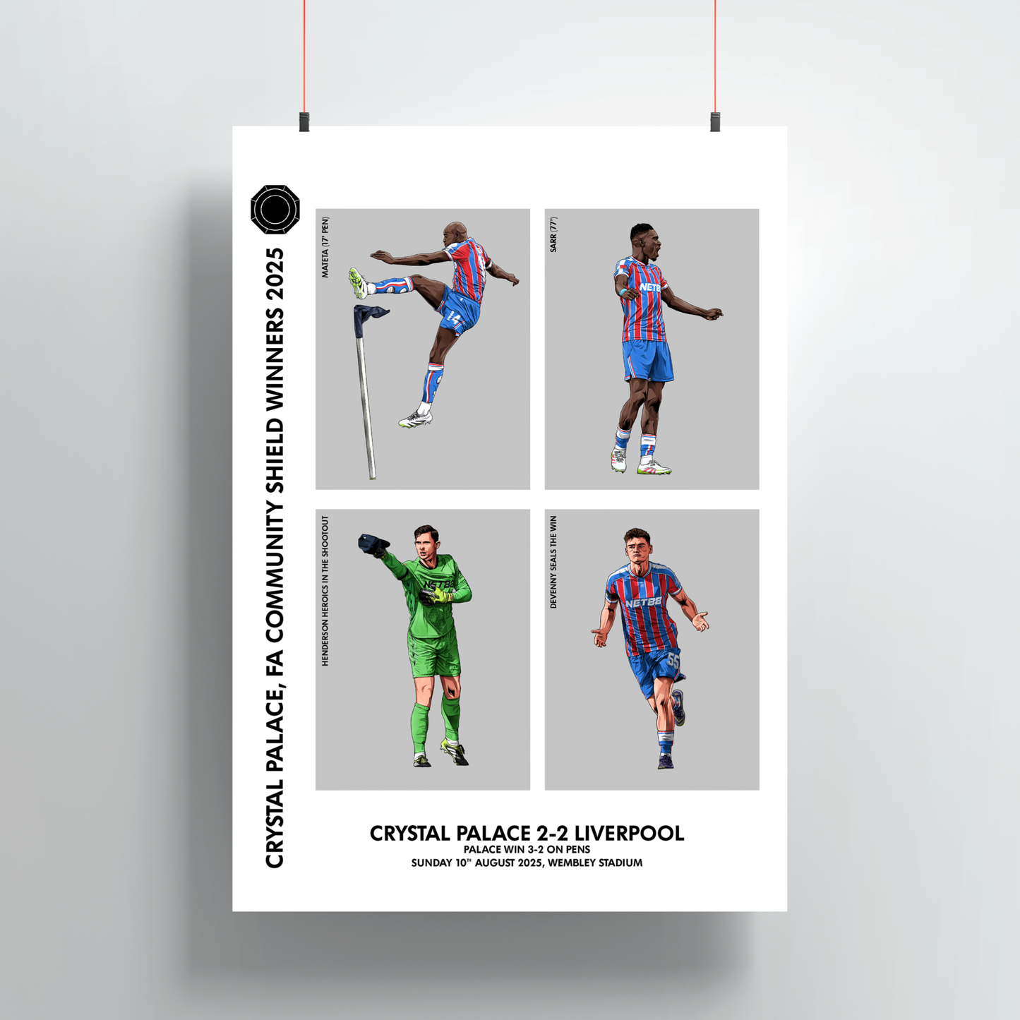 Crystal Palace Community Shield Winners Print
