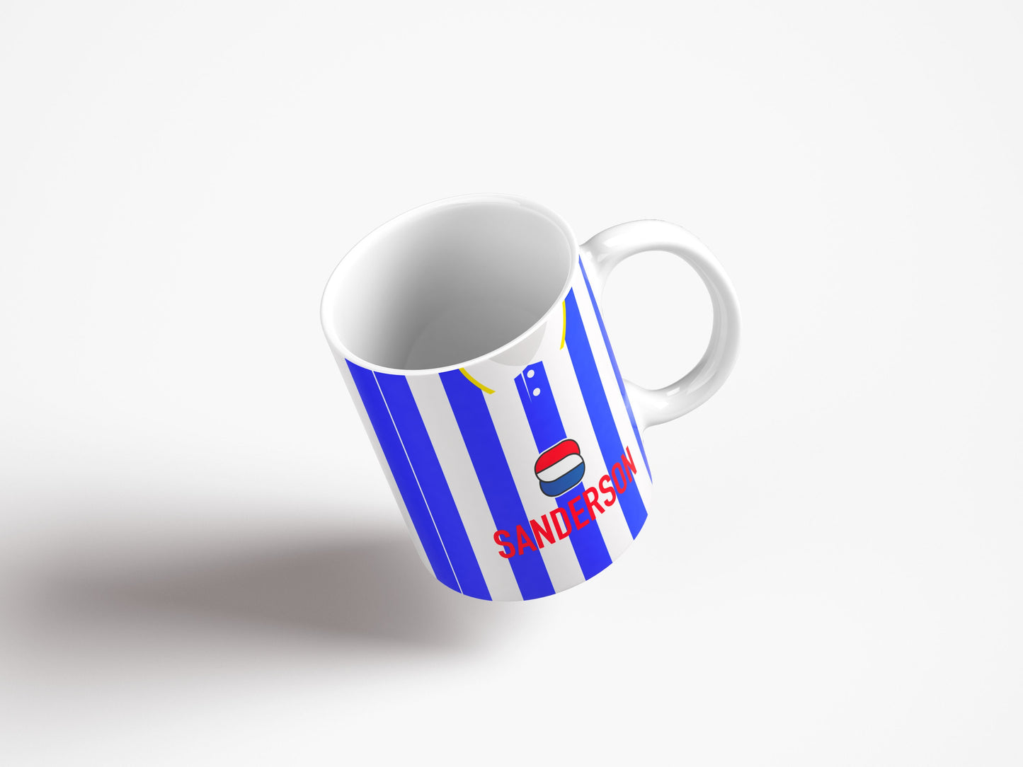 Personalised Retro Sheffield Wednesday Mug - Any Name and Number