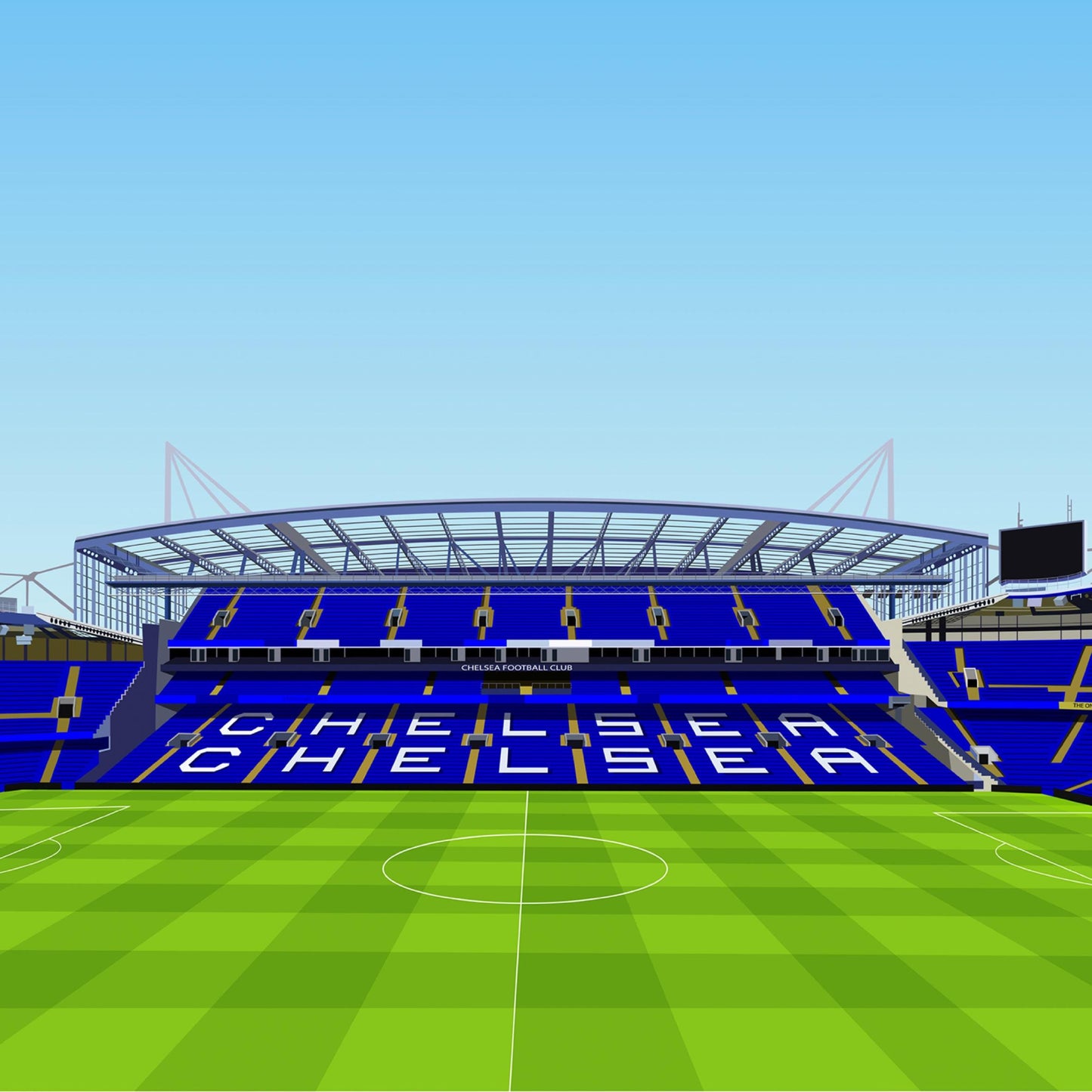 Stamford Bridge Stadium Print