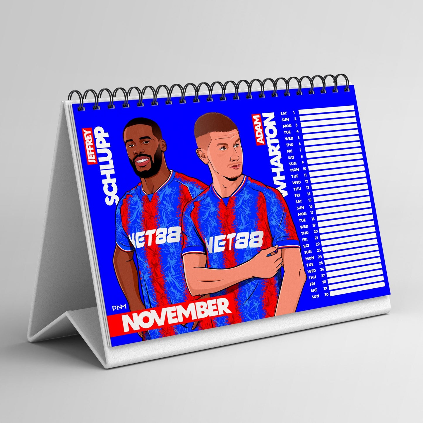 Crystal Palace 2025 Desk Calendar