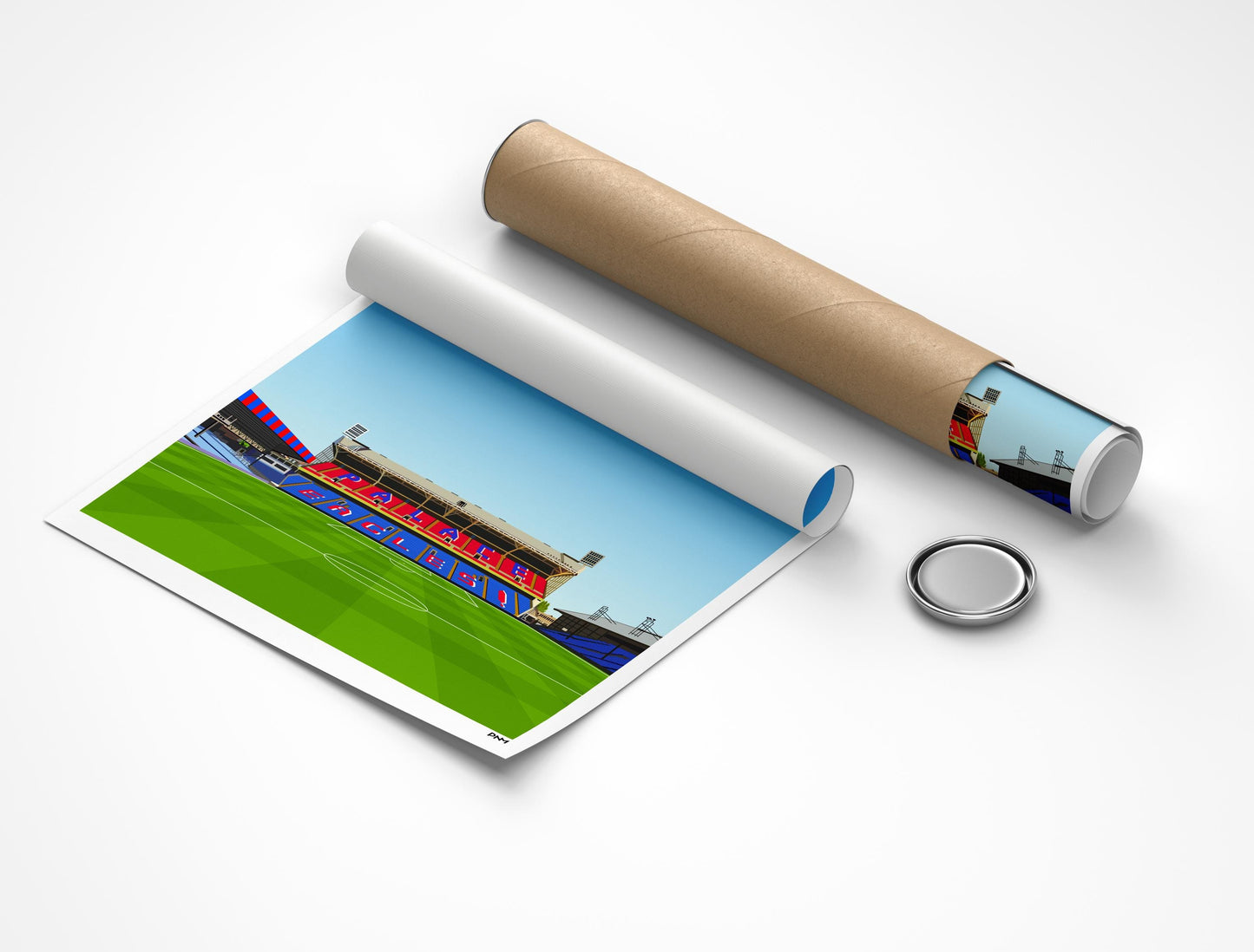 Holmesdale Road Stand Print - Crystal Palace - Selhurst Park