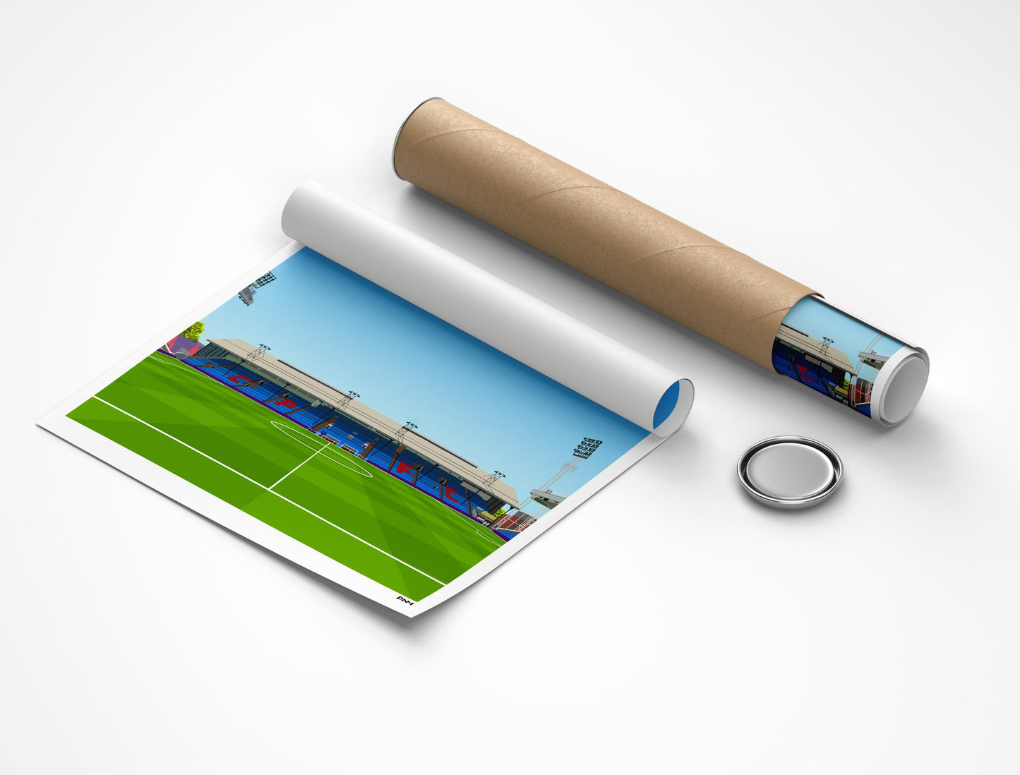 Main Stand Print - Crystal Palace - Selhurst Park