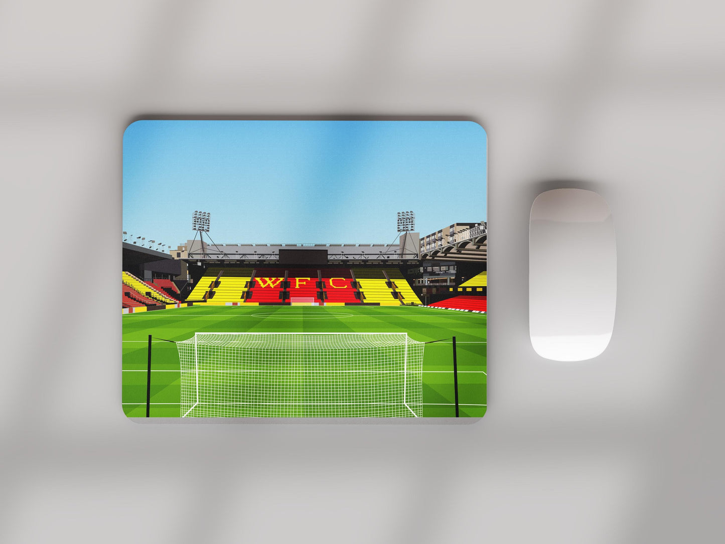 Vicarage Road Stadium Mouse Mat - Watford