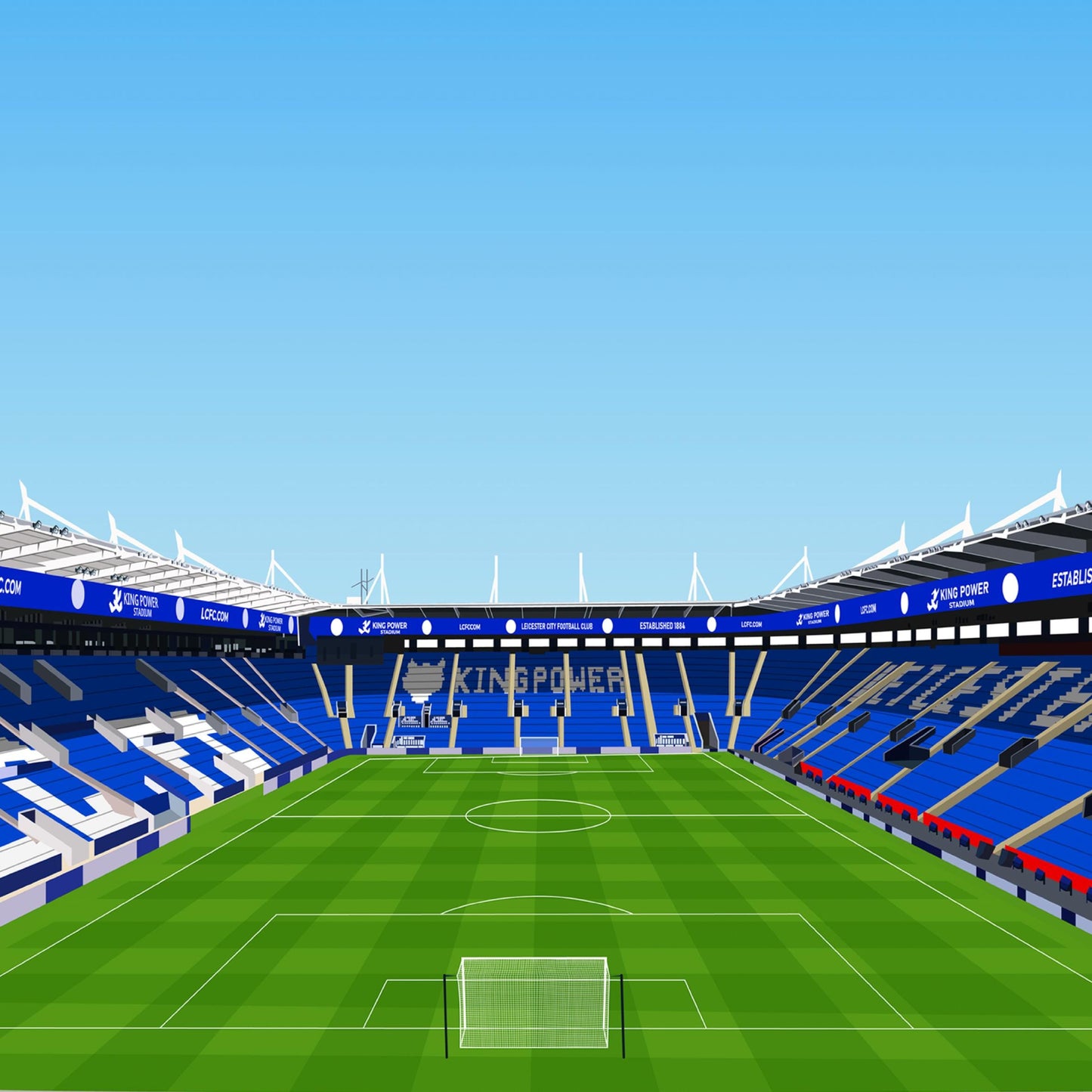 King Power Stadium Print
