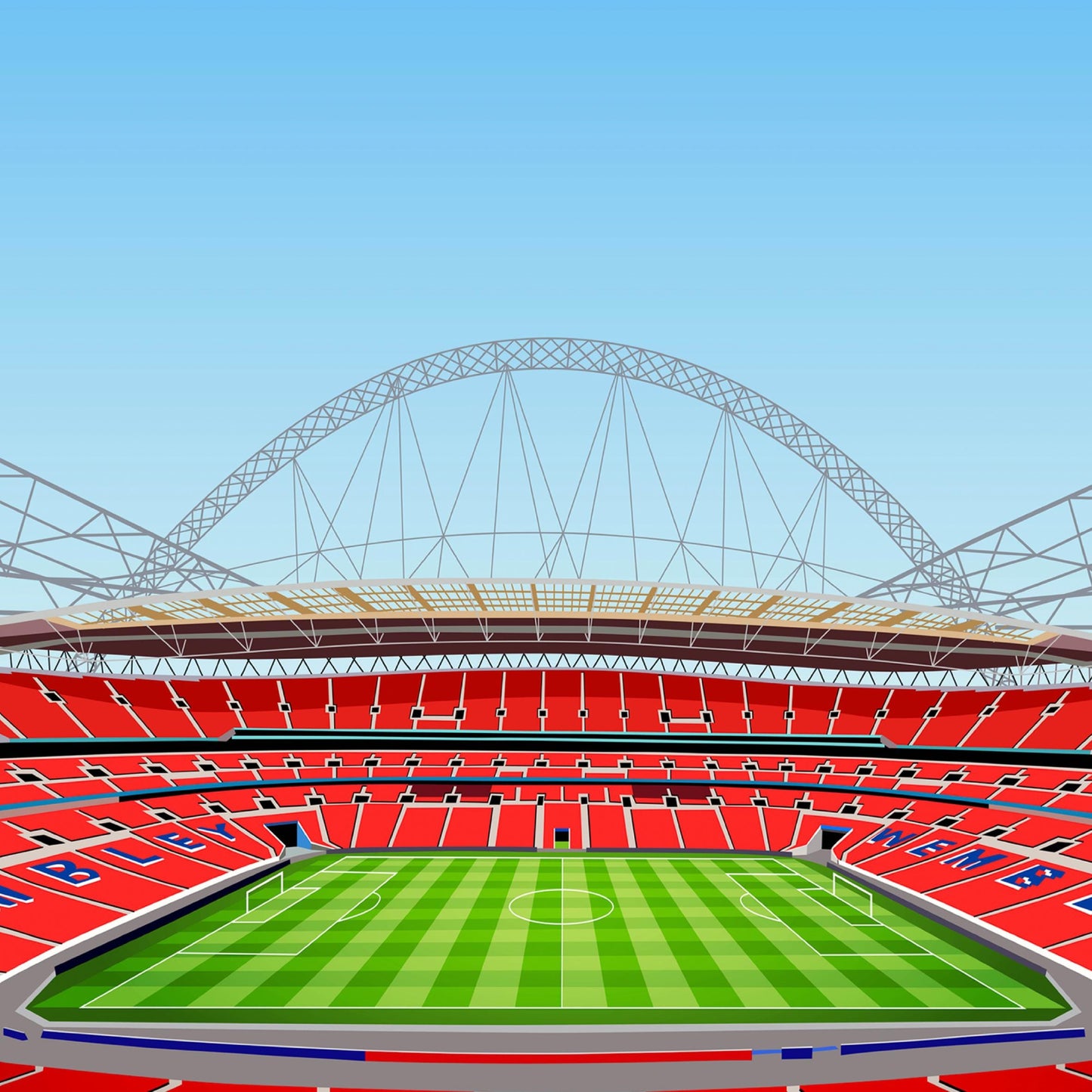 Wembley Stadium Print