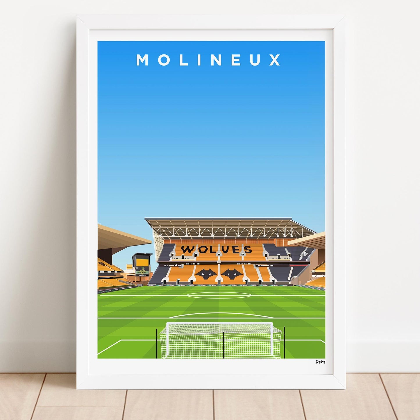 Molineux Stadium Print - Wolves - Wolverhampton Wanderers - WWFC