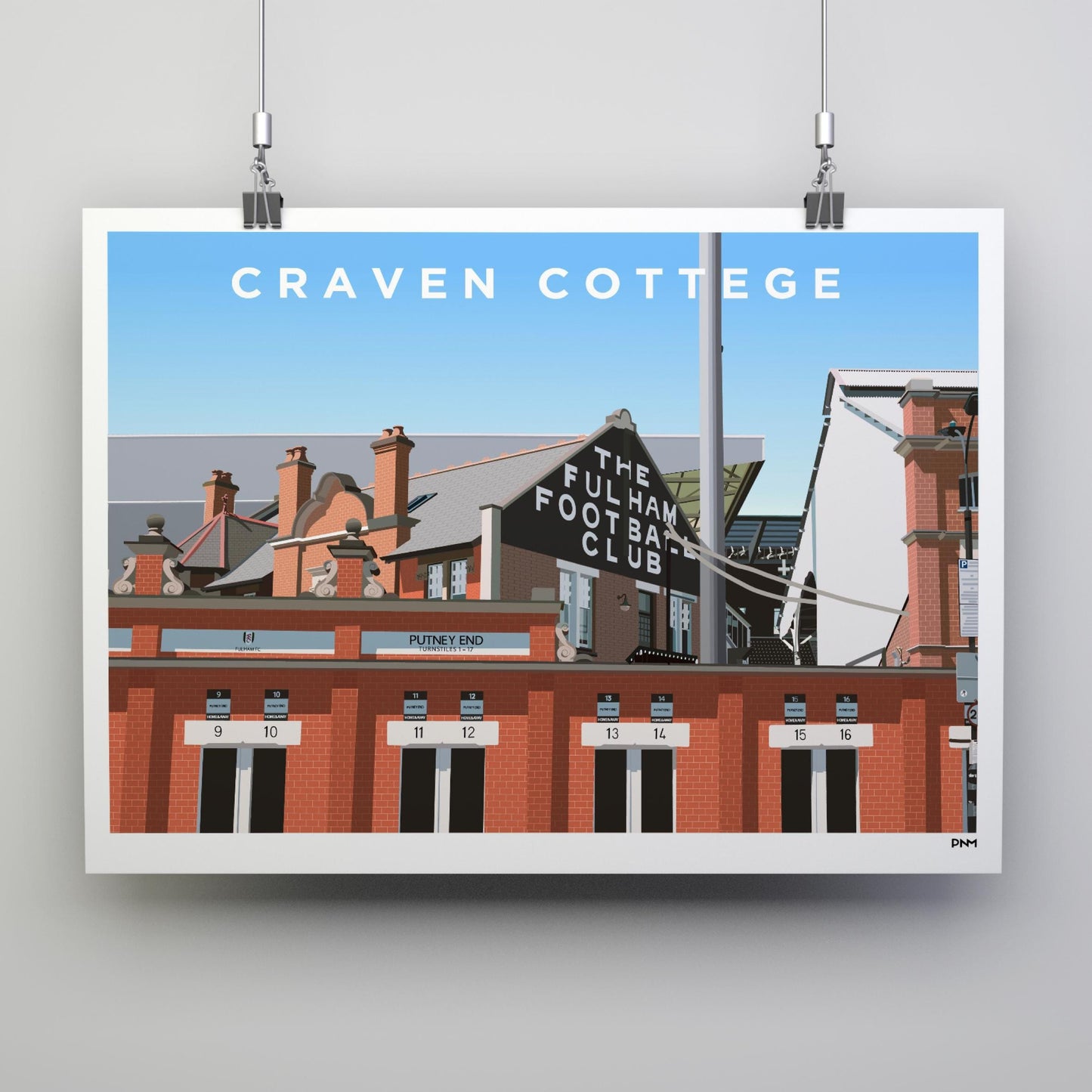 Craven Cottege Stadium Print