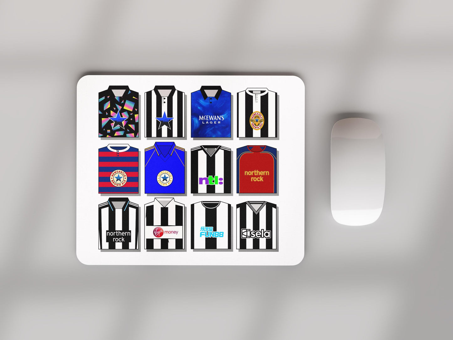 Newcastle Shirts Mouse Mat