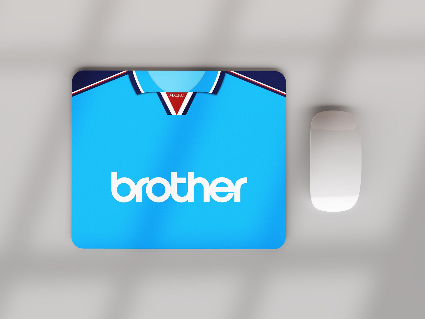 Retro Man City Mouse Mat