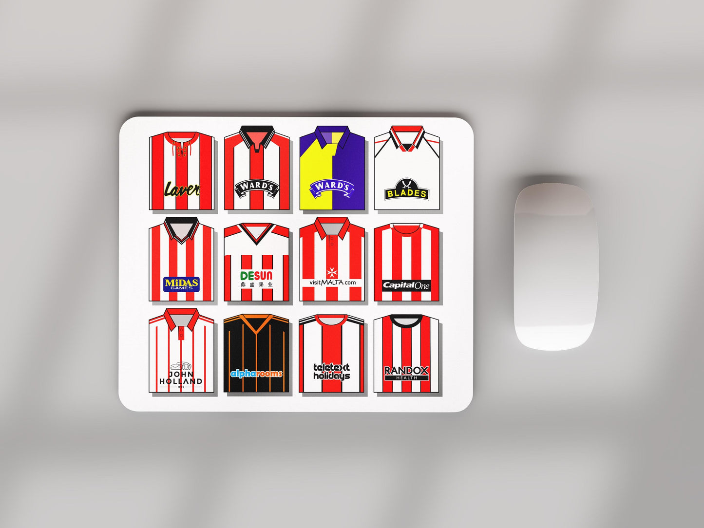 Sheffield United Shirts Mouse Mat