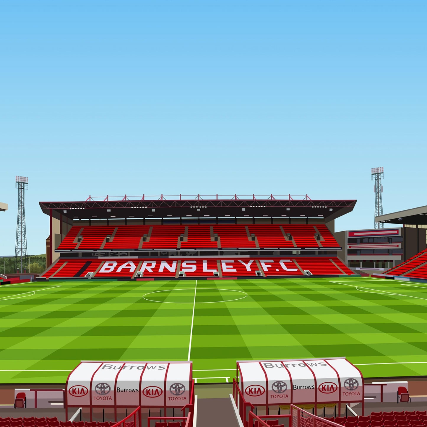 Oakwell Stadium Print