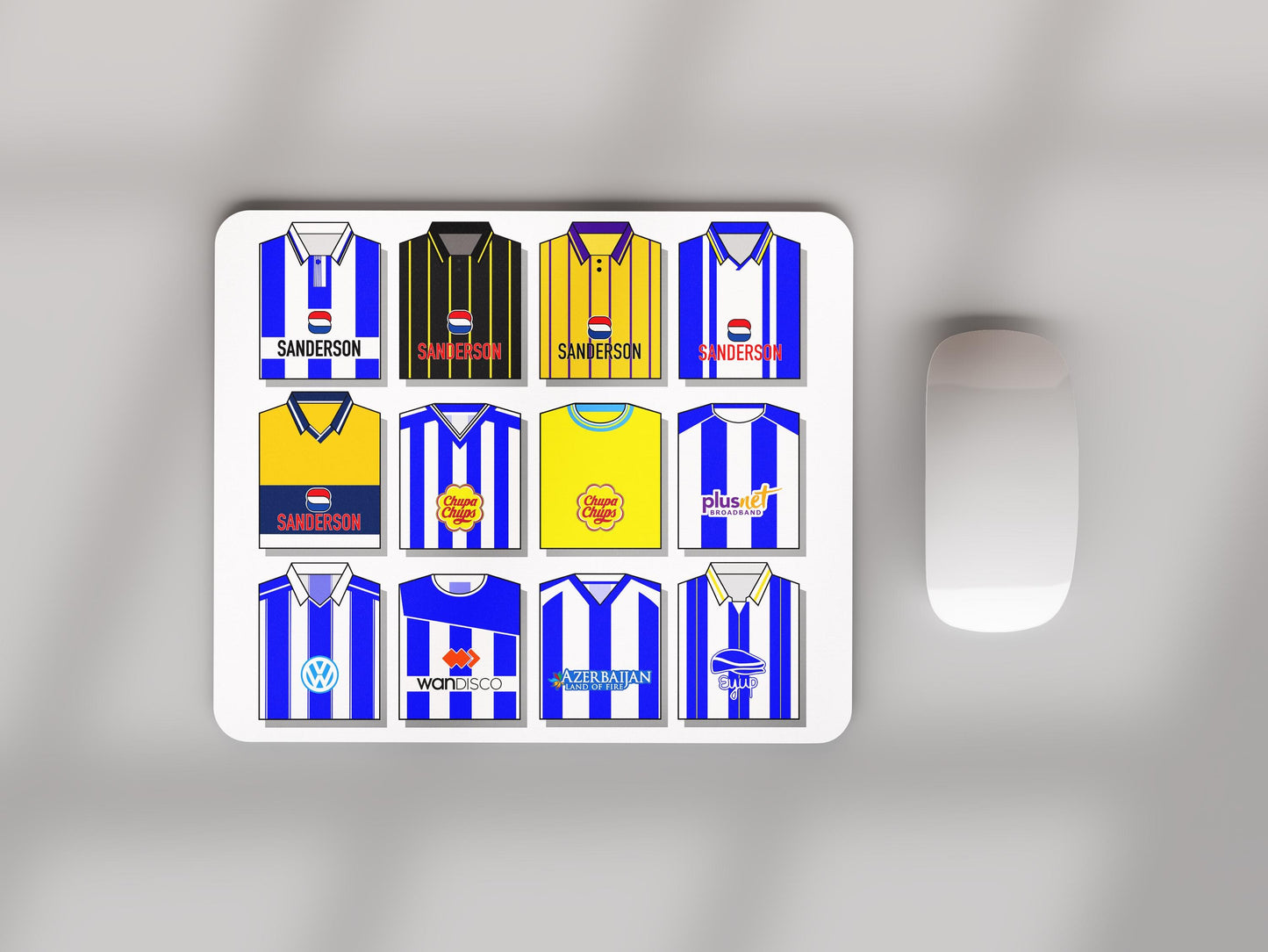 Sheff Weds Shirts Mouse Mat