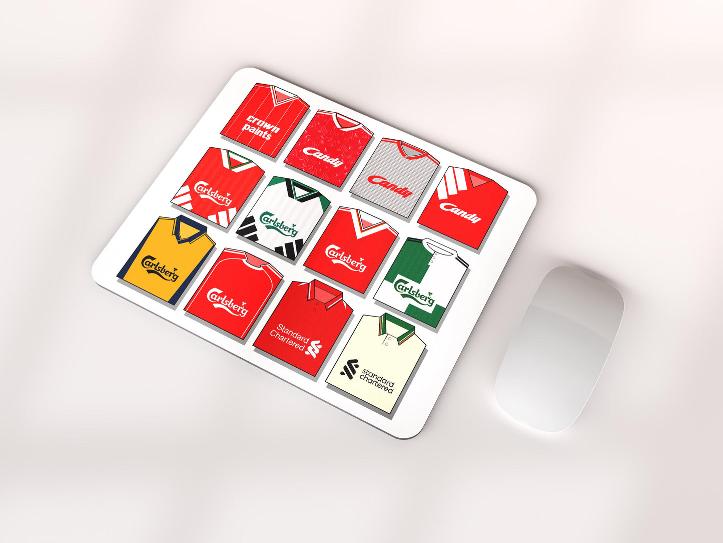 Liverpool Shirts Mouse Mat