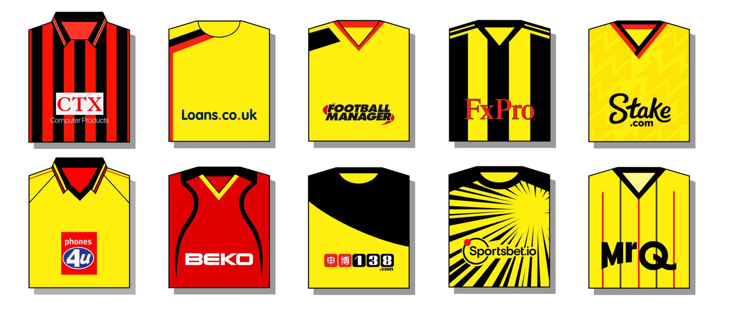 Watford Shirts Mug