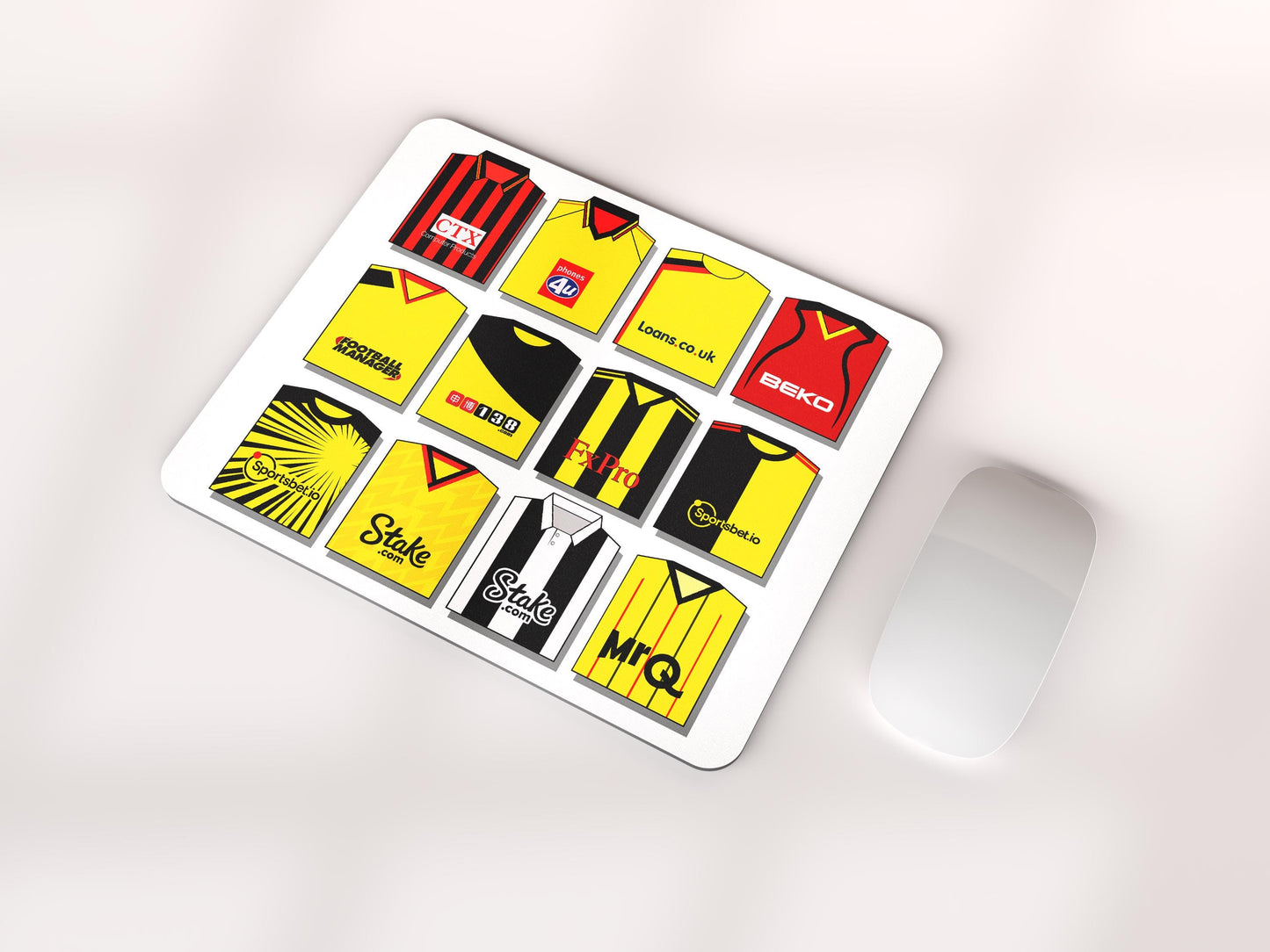 Watford Shirts Mouse Mat