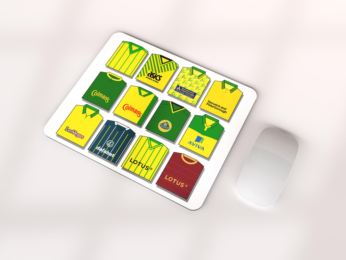 Norwich Shirts Mouse Mat
