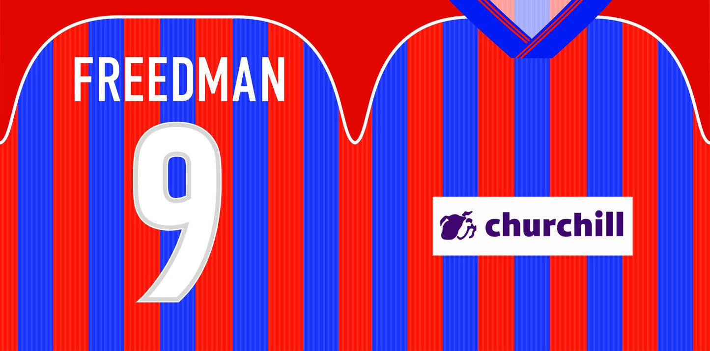 Personalised 2000/01 Crystal Palace Mug - Any Name and Number