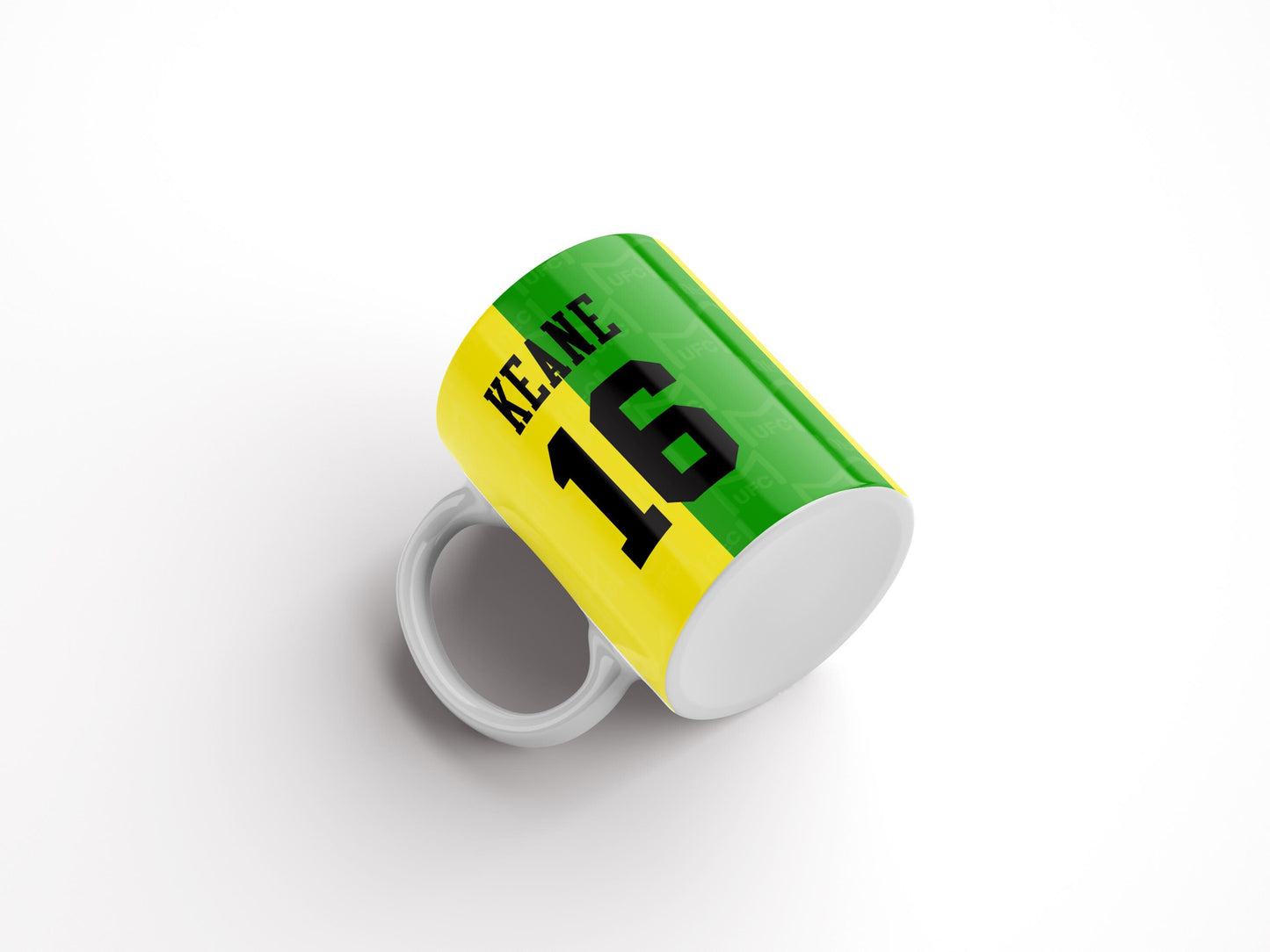 Personalised Retro Man Utd Mug - Any Name and Number