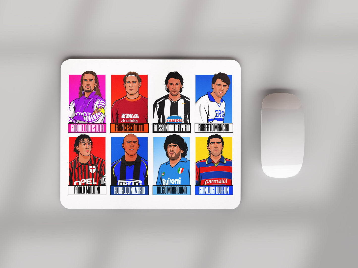 90s Serie A Players Mouse Mat