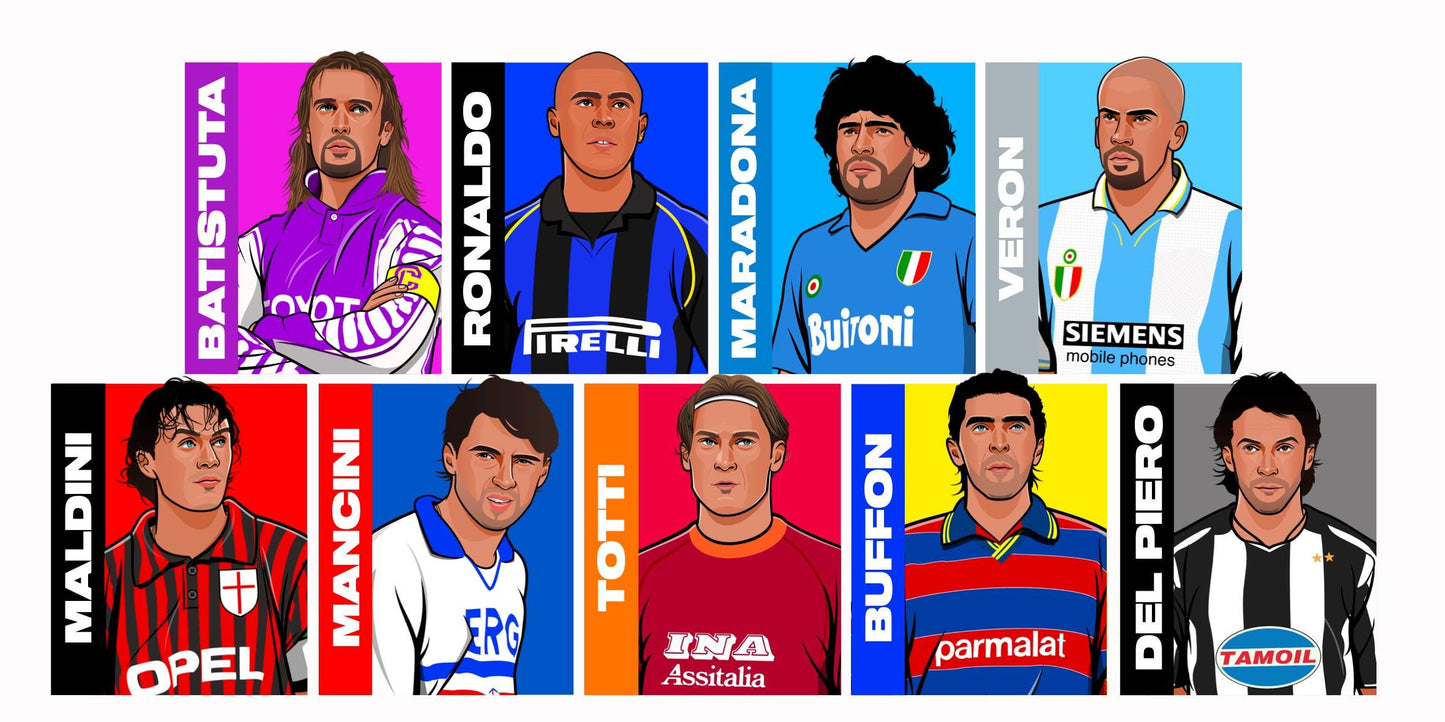 90s Serie A Players Mug