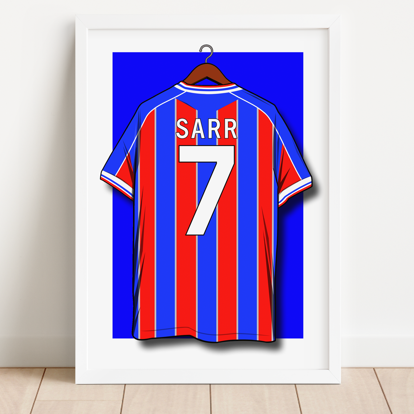 Personalised Crystal Palace Home Shirt Print. Any Name & Number