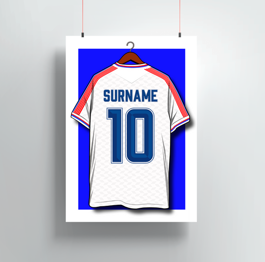 Personalised Crystal Palace 2026/27 Home Shirt Print. Any Name & Number