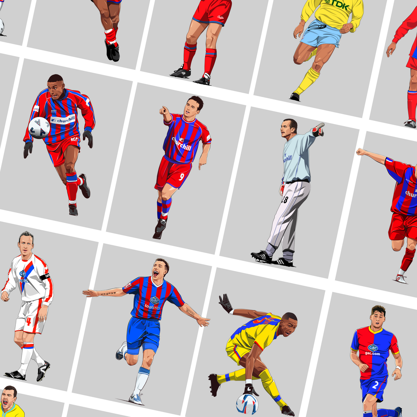 Crystal Palace Players Print