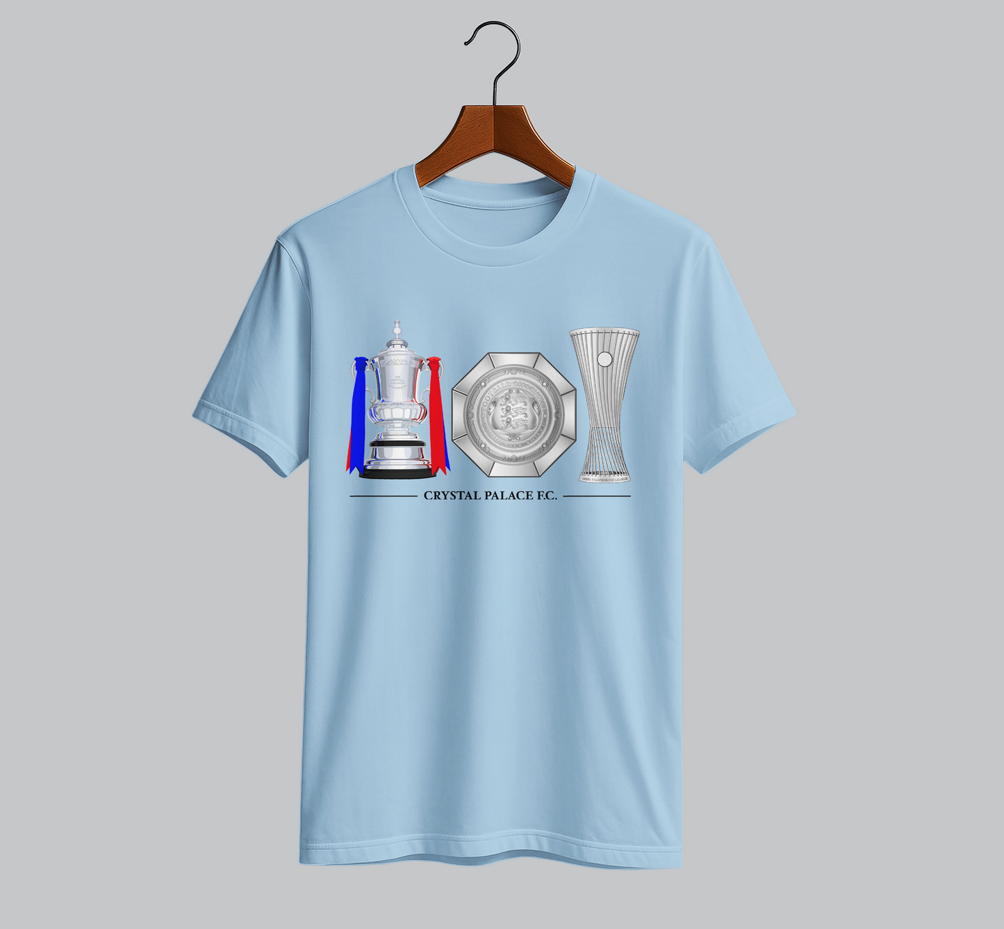 Crystall Palace Three Trophies T-Shirt