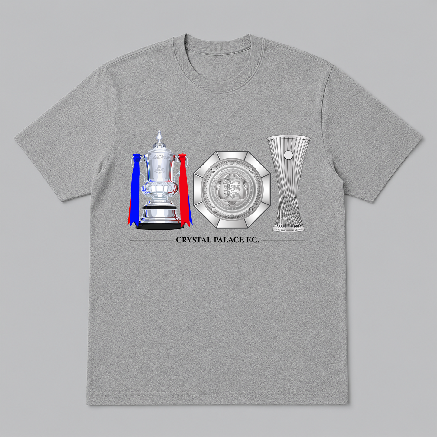 Crystall Palace Three Trophies T-Shirt