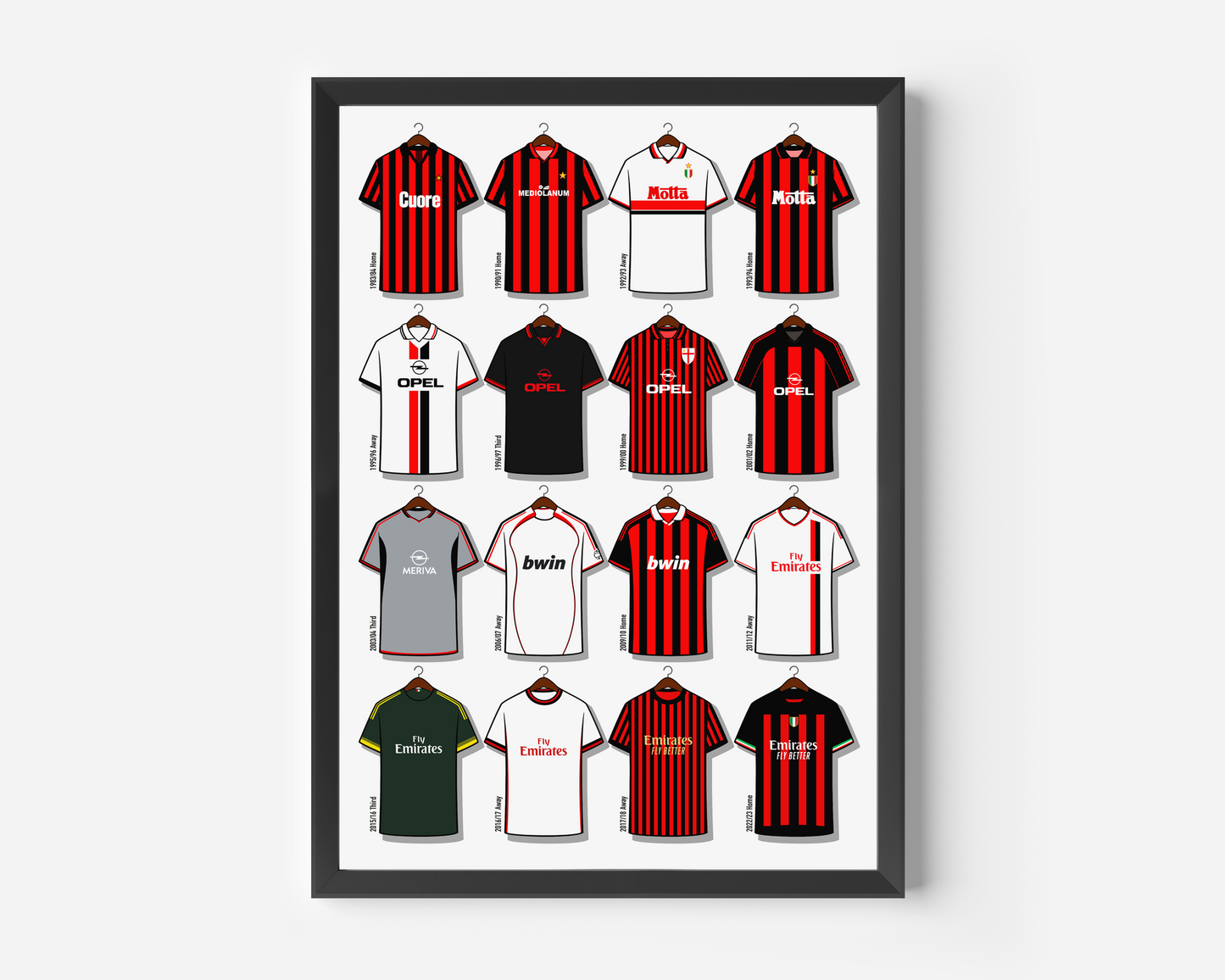 AC Milan Shirts Print