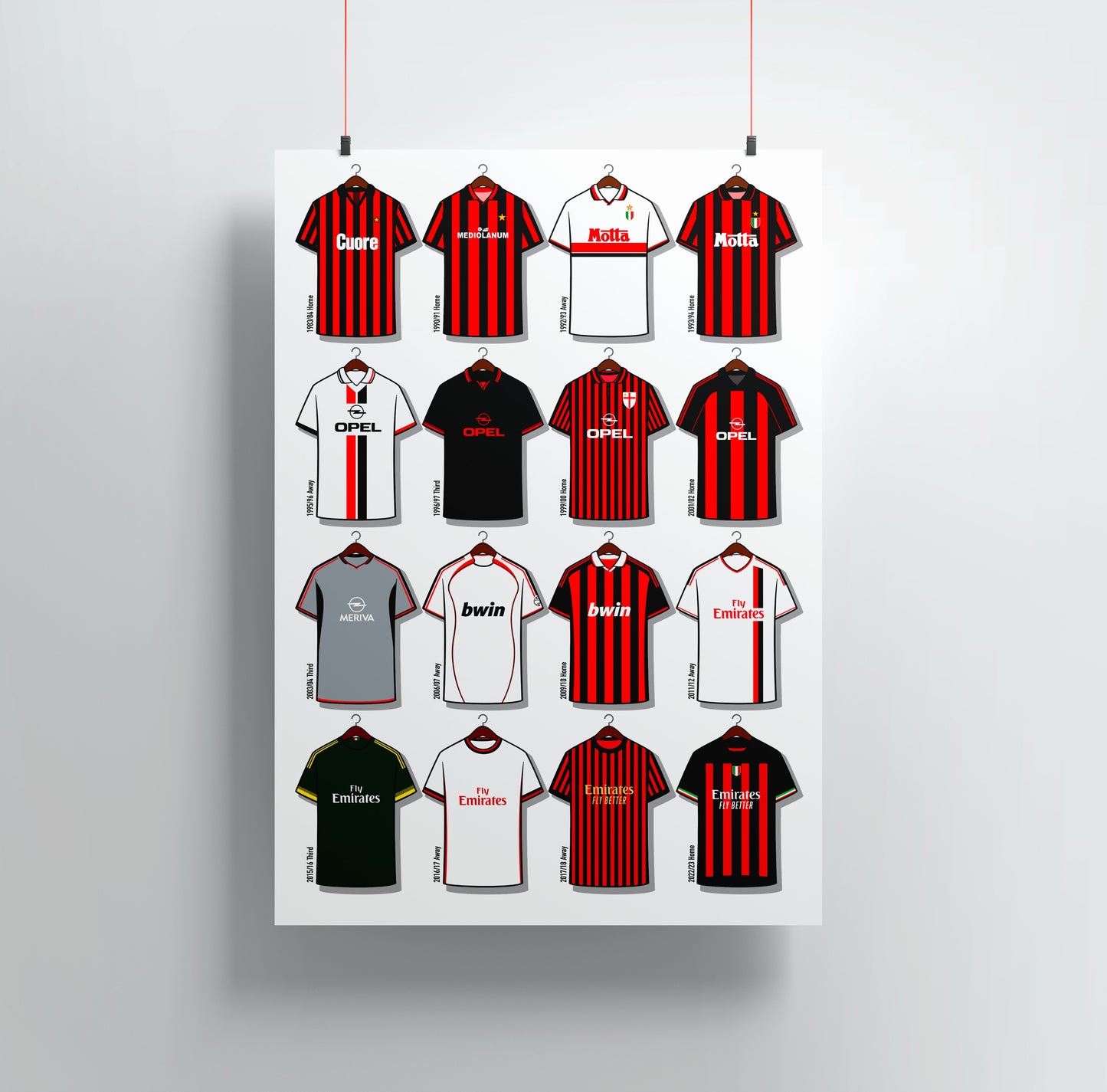 AC Milan Shirts Print