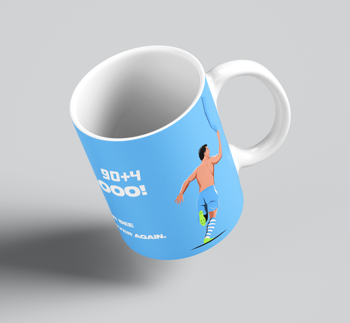 Sergio Aguero 90+4 Mug