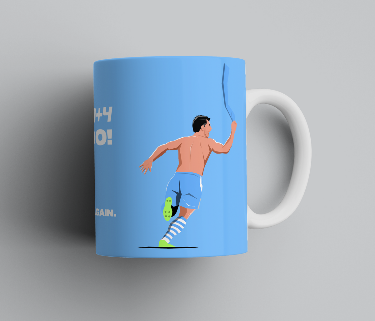 Sergio Aguero 90+4 Mug