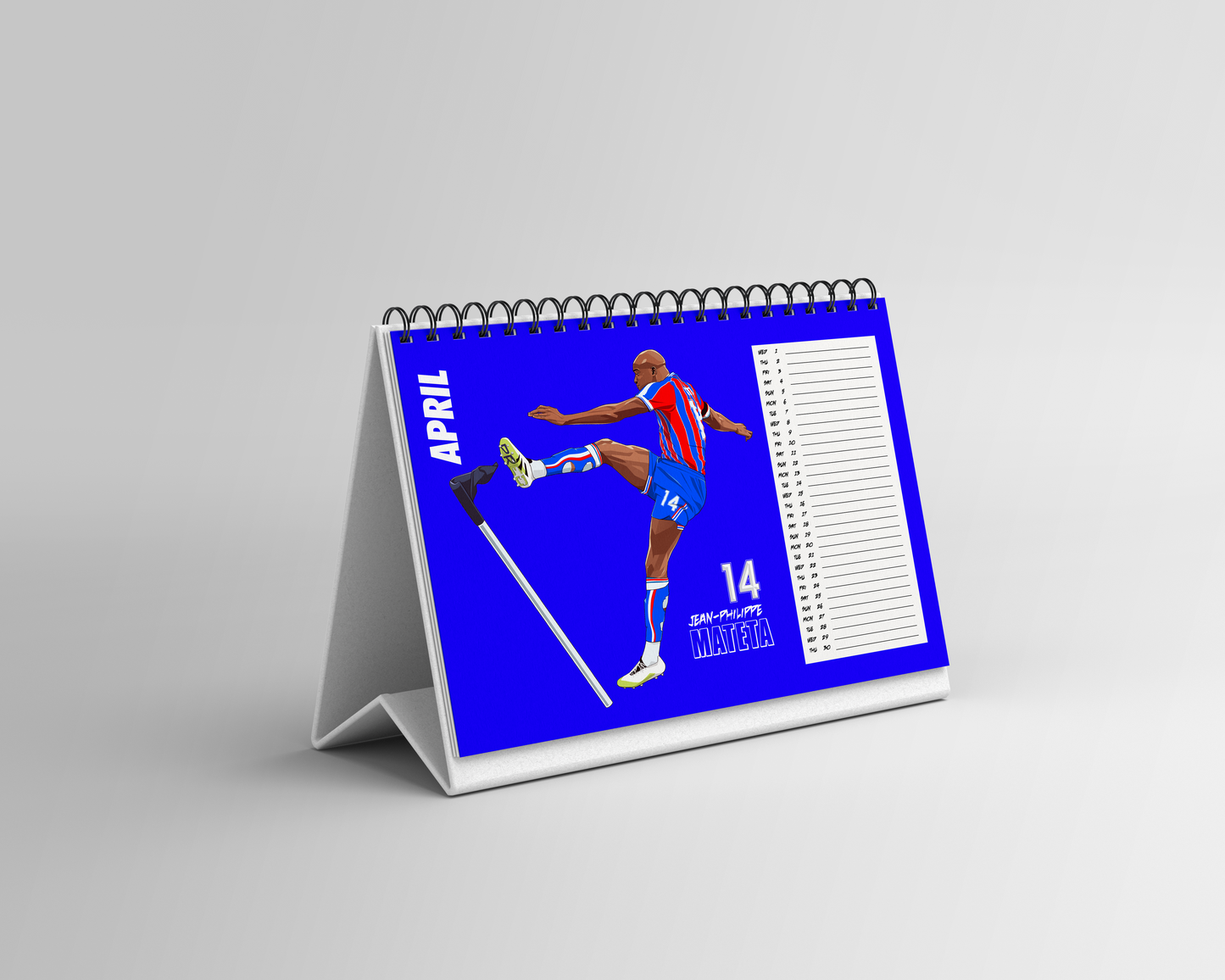 Crystal Palace 2026 Desk Calendar