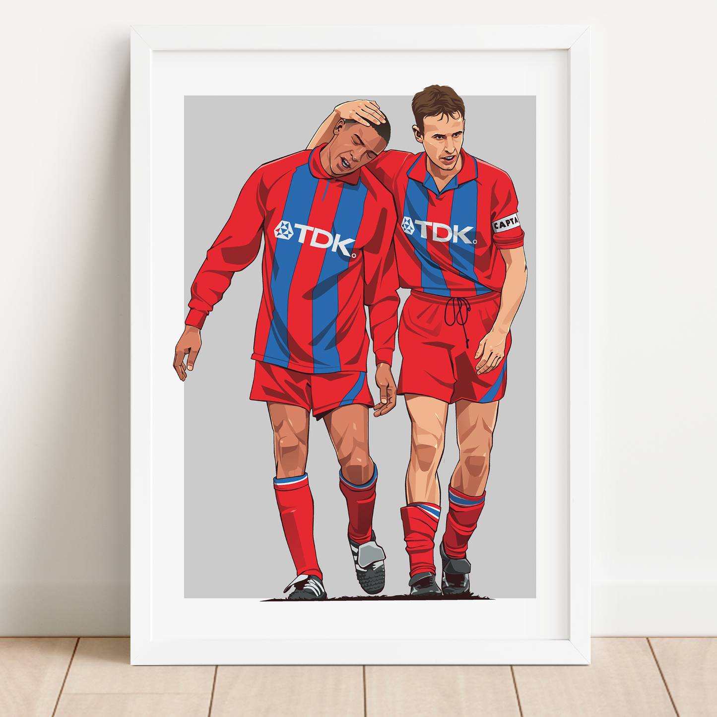 Chris Armstrong/Gareth Southgate Print
