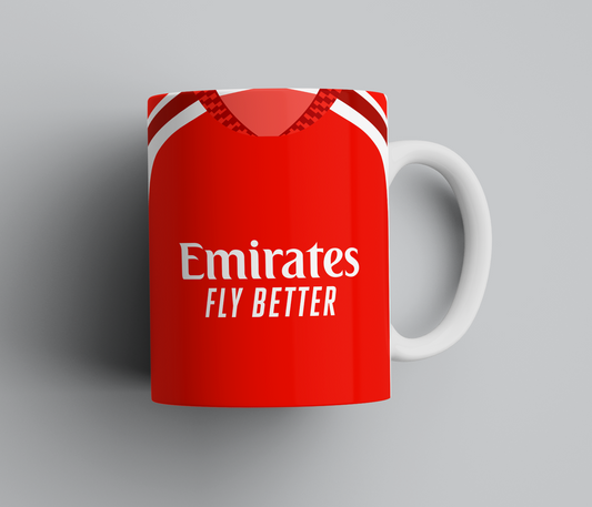 Personalised 2026/27 Arsenal Home Shirt Mug - Any Name and Number