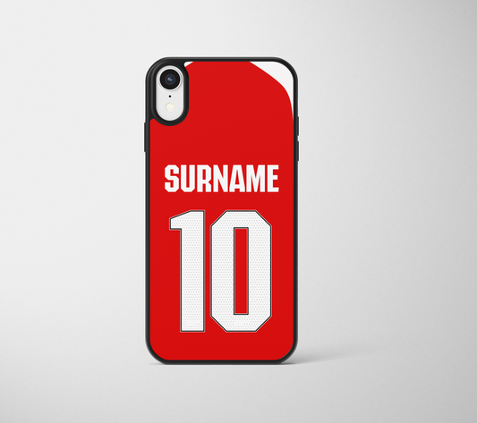 Personalised Arsenal 2026/27 Home Shirt Phone Case