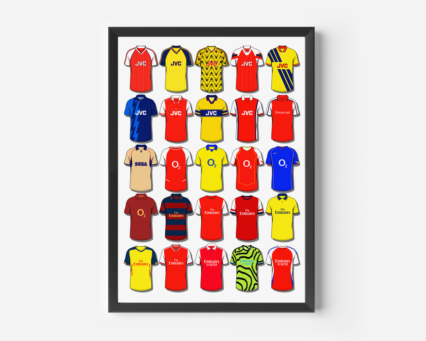 Arsenal Shirts Print