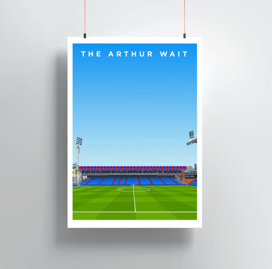 Arthur Wait Stand Print - Crystal Palace - Selhurst Park