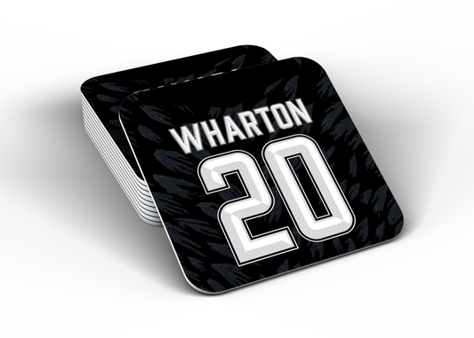 Palace 2026/27 Away Shirt (Player Name and Number) Coasters