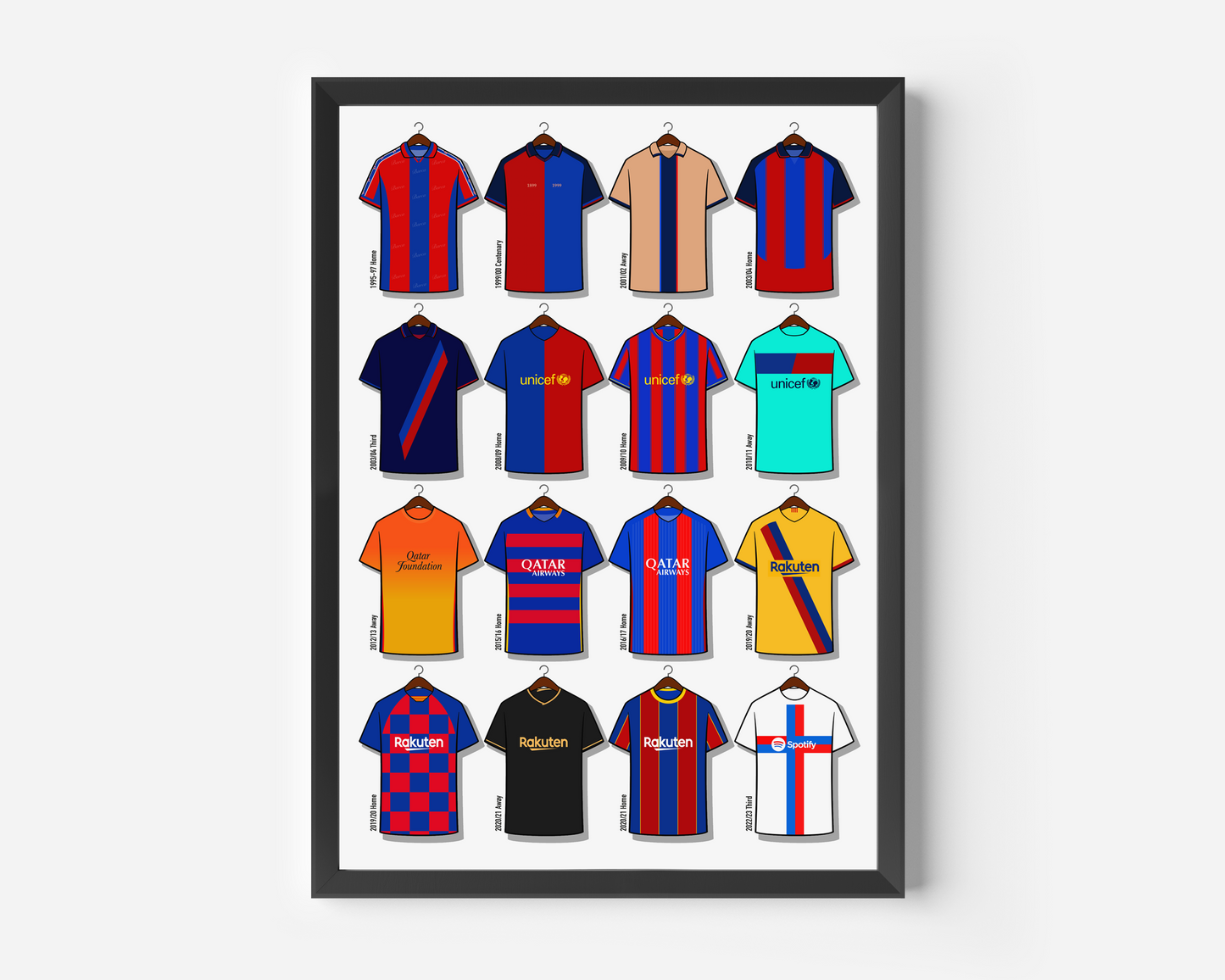Barcelona Shirts Print